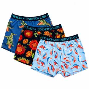 Calzoncillos Bóxer Tejidos para Hombre, 100% Algodón, Transpirables, Estampados, Corte Holgado, con Cintura Elástica - Product Image 1