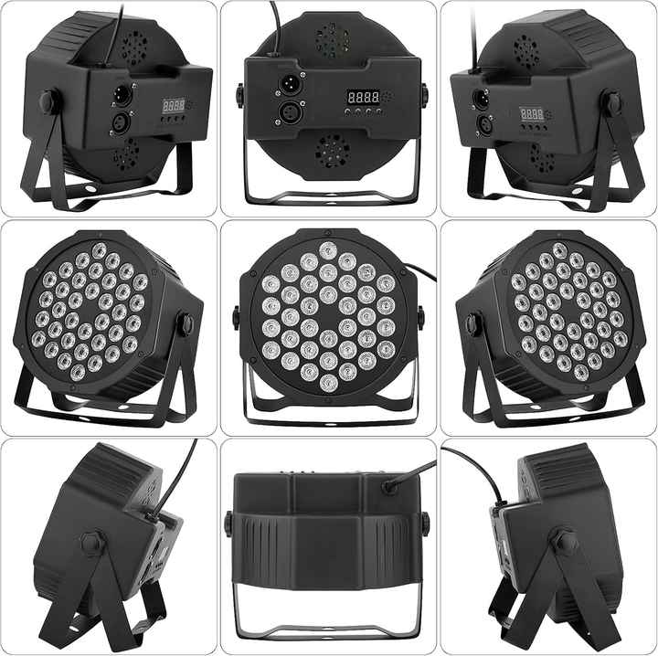 Sound Control 36 Par LED RGB DMX Lights for Stage & Disco