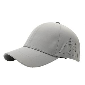 Gorra de Béisbol de Secado Rápido Estilo Japonés Coreano de Alta Calidad, Color Sólido Simple, Gorras de Béisbol con Diseño Láser - Product Image 5