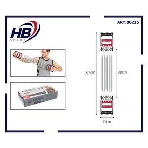 Hb Sport Steel Expansion <b>Spring</b> <b>Tensioner</b> 67cm Portable Resistance Trainer for Fitness Exercise - Product Image 3