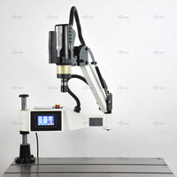 Machine à tarauder électrique verticale M6-M36 Taraudage de tuyaux avec moteur servo automatique