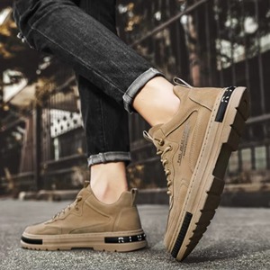 Chaussures de travail décontractées pour hommes, chaussures décontractées pour la course lente, chaussures de travail multifonctionnelles antidérapantes tendance pour hommes - Product Image 2