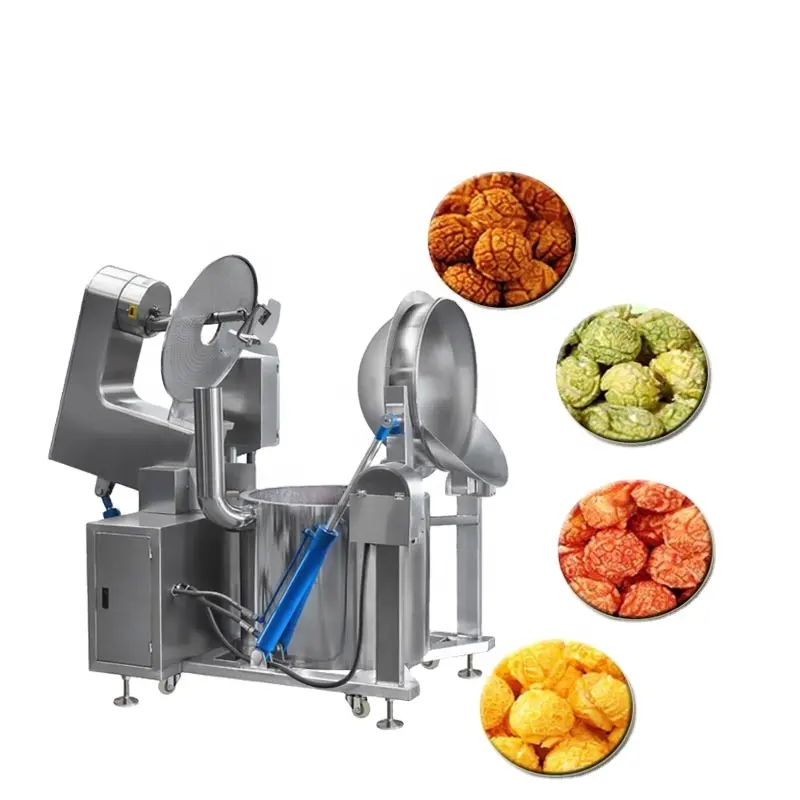 Jinan Industriële Maïs Pop Corn Machine
