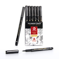 Ensemble de stylos à P-621A6 Mobee Vente en gros en usine Marqueur à pointe fine de haute qualité à base d'eau Stylo à pointe fine à pointe fine