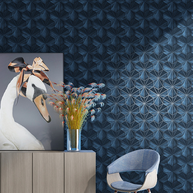 Geometry Design Wall Paper Wallpapers for Bedroom Textured Wall Mural for Home Decor