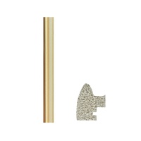 Cadre de moulure MDF minimaliste moderne, bordure gris-âne effet peinture à l'huile, pour miroir ou cadre photo, décoration extérieure