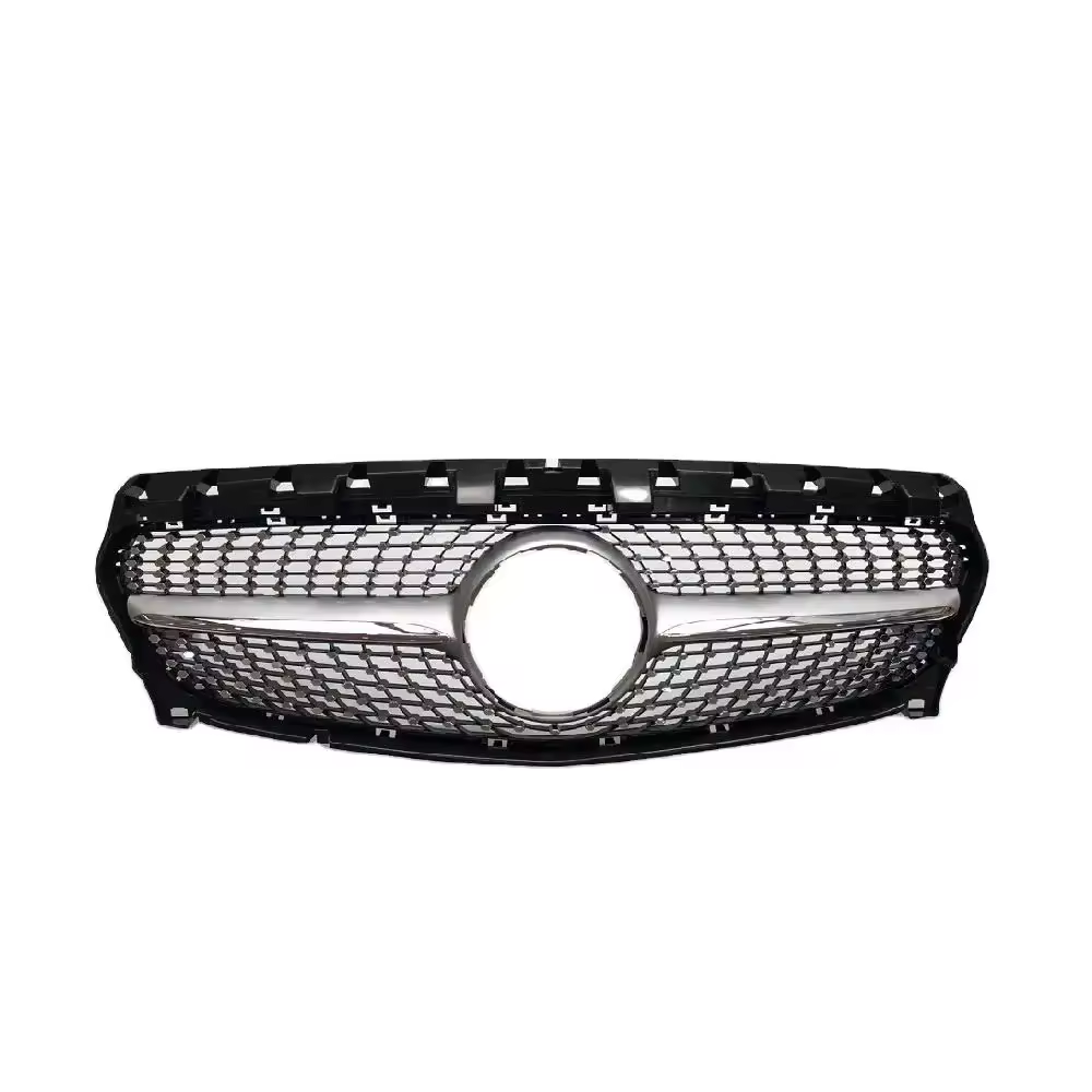 New Tuning Auto Spare Parts Diamond Grille Car Grill for 2014 Mercedes CLA W117 Car Accessories Body Kit Bumpers