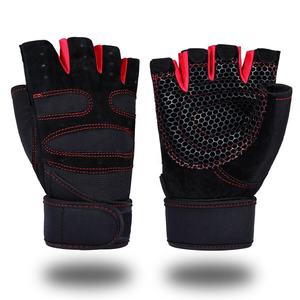 Weight Lifting <b>Gloves</b> Leather Grip Gym Workout Bodybuilding <b>Fitness</b> <b>Gloves</b> CUSTOMIZED WEIGHT LIFTING <b>GLOVES</b> WITH CUSTOM LOGO - Product Image 1