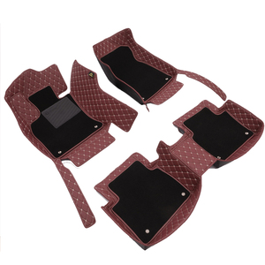 Tapis de Sol de Luxe pour Voiture, Étanche, Inodore, en Cuir PVC, Durable et Antidérapant, Personnalisé pour <span class=keywords><strong>Volkswagen</strong></span>/Ford/Hyundai - Product Image 4