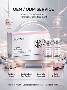 เซรั่มบำรุงผิวหน้า NAD NMN ผสมเปปไทด์ วิตามินซี ไนอะซินาไมด์ PDRN ช่วยปรับสีผิวให้กระจ่างใส เรียบเนียน ดูเปล่งประกาย อ่อนโยนต่อผิว ให้สัมผัสนุ่มลื่น OEM - Product Image 3