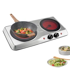 High efficiency and quality double electric ceramic cooker infrared kitchen applicates