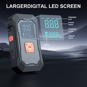 Compresor de Aire Portátil para Emergencias en el Automóvil, Inflador de Neumáticos, 150 PSI, Arrancador de Coches con Luz LED y Banco de Energía - Product Image 4