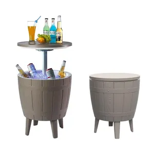 Top Seller Beer Vodka Champagne Wine Cooler Bar Table With 37L Ice Bucket