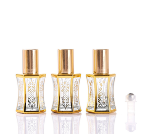 Thiết kế mới nhỏ dễ dàng để thực hiện trong kho <span class=keywords><strong>Wasp</strong></span> eo mạ điện hình dạng 8ml kính mặt Kem Jar chai cho các loại tinh dầu - Product Image 4