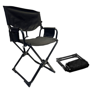 Silla de <span class=keywords><strong>Director</strong></span> Plegable Moderna con Marco de Acero Ligero y Cómodo para Uso en Exteriores, Picnic y Playa - Product Image 6