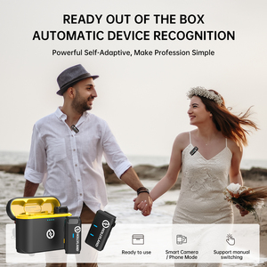 Micrófono Lavalier Inalámbrico Hollyland Lark C1 <span class=keywords><strong>Duo</strong></span> para Android, Plug and Play, con Cancelación de Ruido - Product Image 5