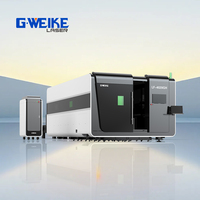 Machine de découpe laser à fibre CNC 1000W 2000W 3000W 4000W 6000W pour tôles d'acier et d'aluminium, découpeuse laser à fibre Raycus