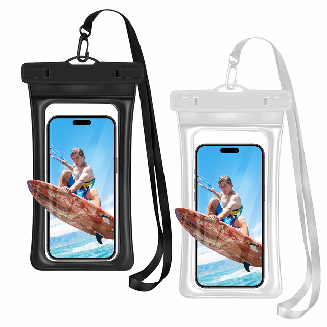 Customized Floatable Cell Phone Bag Waterproof Mobile Phone Case Phone Pouch Universal Swimming Diving Skating Travel