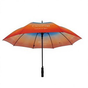 Paraguas de Golf Profesional con Impresión Digital de Color Degradado, 27 Pulgadas, Resistente al Viento, Estructura y Varillas de Fibra de Vidrio, Logotipo Personalizado - Product Image 2