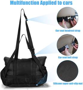 Accesorio de asiento de coche elevador para perros de alta calidad, patrón de Animal de estilo moderno cuadrado seguro para viajes al aire libre, suministros para mascotas, cartón - Product Image 6