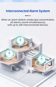 Détecteurs <span class=keywords><strong>de</strong></span> <span class=keywords><strong>fumée</strong></span> et <span class=keywords><strong>de</strong></span> monoxyde <span class=keywords><strong>de</strong></span> carbone <span class=keywords><strong>sans</strong></span> <span class=keywords><strong>fil</strong></span> PGST Factory, interconnectés, à LED, 2 en 1, fonctionnant sur piles - Product Image 5