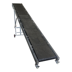 Sac de saleté en pierre de ciment en béton léger Convoyeur à bande plié incliné en caoutchouc <span class=keywords><strong>électrique</strong></span> mobile incurvé portable - Product Image 5