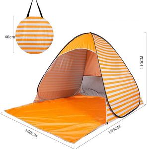 Tente de plage instantanée ultralégère pour le camping en plein air, imperméable, protection solaire UV pour l'été, pour 4 personnes, tissu polyester Oxford - Product Image 4