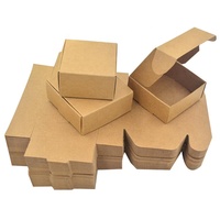 Caja Plegable de Cartón Corrugado Kraft Marrón Reciclado y Ecológico para Envíos Postales con Logotipo Personalizado