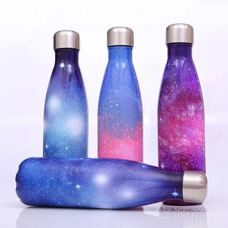 Wholesale Botellas De Agua Colorful Drinking Vacuum Termos Custom Sports Hot Insulated Thermo Metal Stainless Steel Water Bottle