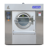 Laveuse-essoreuse électrique professionnelle avec tambour en acier inoxydable durable 220V pour usage commercial intensif
