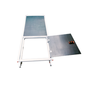 Échafaudage mobile en aluminium, tour simple large avec plateforme - Product Image 5