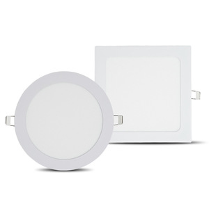 Plafonnier LED encastré ultra-fin en aluminium 12W, anti-éblouissement, pour usage commercial et résidentiel, hôtels, bureaux à domicile - Product Image 1