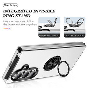 Étui de téléphone portable pliable hybride TPU+PC double couche antichoc avec <span class=keywords><strong>support</strong></span> anneau métallique <span class=keywords><strong>2</strong></span>-en-1 pour <span class=keywords><strong>Samsung</strong></span> <span class=keywords><strong>Z</strong></span> <span class=keywords><strong>Fold</strong></span> 8 7 6 5 - Product Image 6