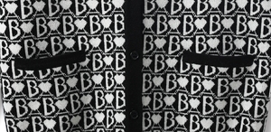 2024 Custom OEM&amp; ODM <strong>Ladies</strong> Luxury <strong>Black</strong> &amp;White Plaid Autumn Winter Stipe Knitted V Neck Long Sleeve <strong>Cardigan</strong> <strong>With</strong> Button - Product Image 4