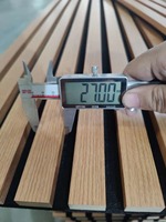 Panneaux muraux acoustiques en MDF à grain de bois, panneaux absorbants du son en fibre de polyester, NRC 80%, ignifuges, écologiques, design moderne, garantie 3 ans