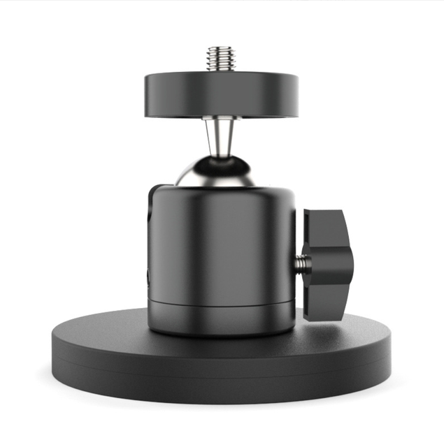 Universal 360 Degree Rotated Adjustment Ball Head Magnetic Suction Plate Base Car Release Bracket Mount for Camera /Mobile Phone