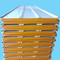 Panneau de toiture sandwich en métal ondulé en polyuréthane isolé personnalisé en usine en Chine avec un design moderne