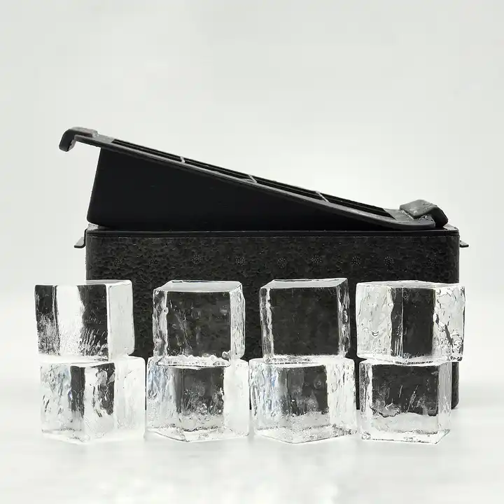 6/8 Cubes Ice Maker Ice Mold Large Size Ice Cube Square Tray Mold