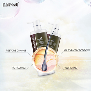 Karseel Vente en gros Shampoing et revitalisant hydratants à l'<span class=keywords><strong>essence</strong></span> de maca de haute qualité professionnelle Ensemble de soins capillaires pour <span class=keywords><strong>cheveux</strong></span> secs - Product Image 3