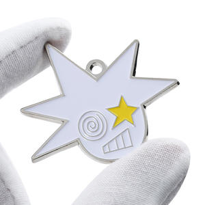 Customize Your Own Logo Chain Pendant Logo Cartoon Cool Soft Enamel Alloy Stainless Steel Pendant Charms <strong>Necklace</strong> - Product Image 1
