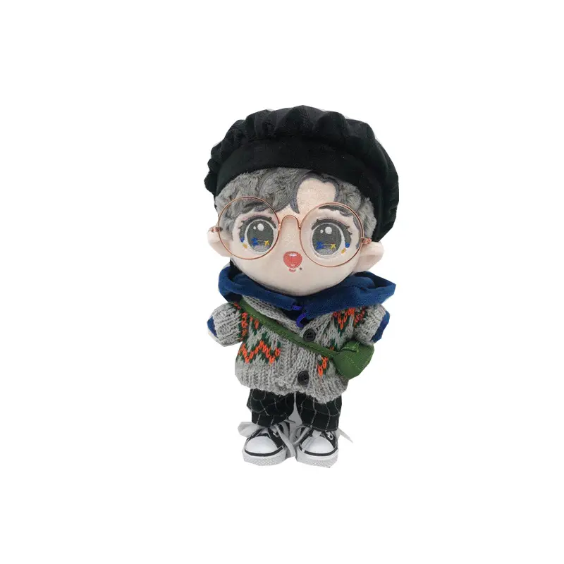 Fabbrica OEM personalizzato Plushie crea il tuo peluche Stand Up farcito Kpop Idol 20cm 25cm 30cm mini bambola di cotone giocattolo bambola di cotone