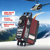 Haute qualité GDW DS498MG 22KG servomoteur numérique 0.08 Engrenage en acier Esc pour avion turboréacteur à voilure fixe 90E et hélicoptère