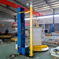 Machine d'emballage automatique de palettes avec film étirable transparent en LLDPE pour l'emballage de briques et la fabrication de fenêtres et de portes