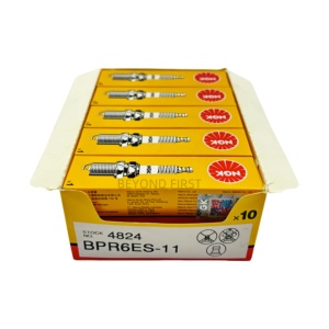 หัวเทียน NGK ของแท้จากผู้จัดจำหน่ายที่ได้รับการรับรอง รุ่น 4824 BPR6ES-11 สำหรับรถยนต์ออดี้ 2.2 เทอร์โบ, 2.2 ปี 1982-1991  OEM 596221, 3496291 - Product Image 3