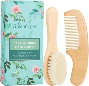 <span class=keywords><strong>Set</strong></span> sisir dan penutup rambut bayi, <span class=keywords><strong>Set</strong></span> sikat dan sisir untuk balita bayi baru lahir - Product Image 1