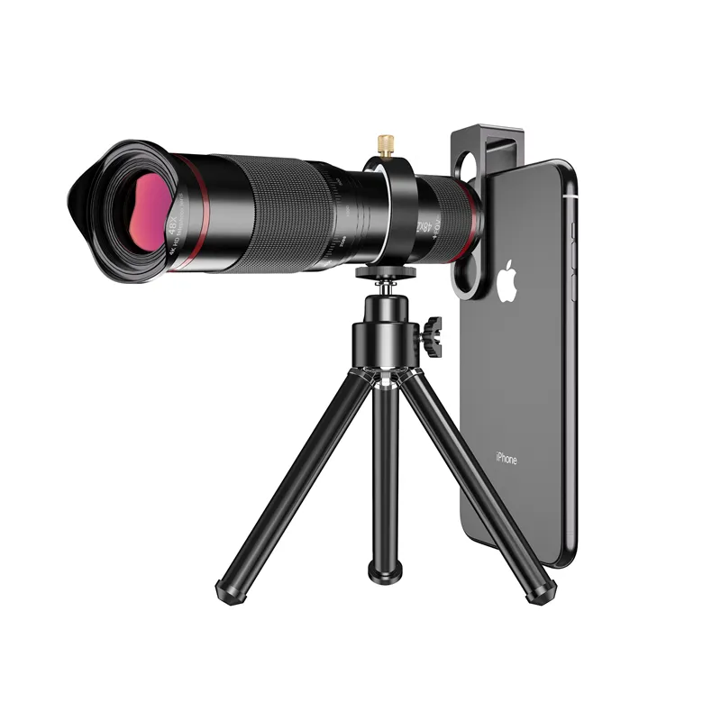 Universele Dslr Lens 48x Zoom Lens 4K Mobiele Telefoon Telescoop Lens Voor Mobiel