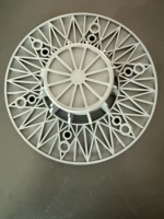 Base de fixation de table ronde Fudu RV moderne de qualité supérieure en ABS, anti-vibration, résistante à la rouille et à la corrosion, garantie 1 an