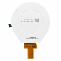 Zhunyi Technology layar LCD TFT bulat 3.4 inci 800x800 dengan antarmuka MIPI IPS tampilan penuh sentuh mendukung kecerahan 350