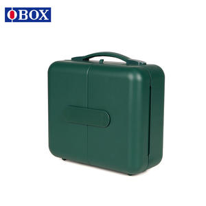 Estuche Organizador de Maquillaje XOBO Verde, Bolsa de Aseo Portátil de Viaje con Espejo, Diseño Multicapa Impermeable - Product Image 3