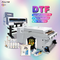 Nouvelle imprimante DTF FULIYIN 4H 600mm, encre pigmentée, film PET pour impression DTF, 4 têtes Epson I3200, nettoyage automatique, film pour t-shirts, garantie 1 an